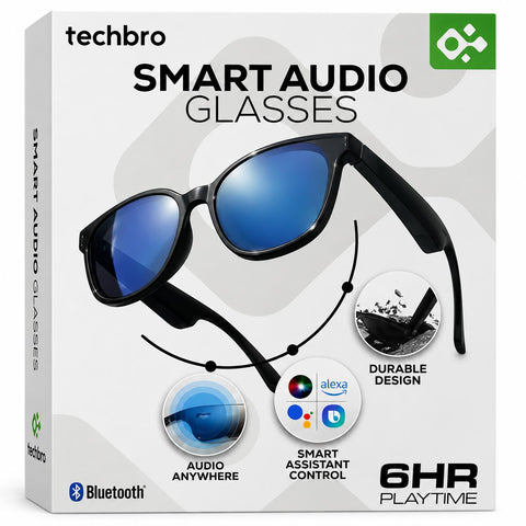 Wholesale-Techbro SG100 Smart Audio Glasses-Smart Glasses-Electro Vision Inc