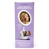 Wholesale-Techbro TBM1200 Swift Vanity Mirror and Smartphone Dock Bluetooth Speaker-Vanity Mirror-Electro Vision Inc