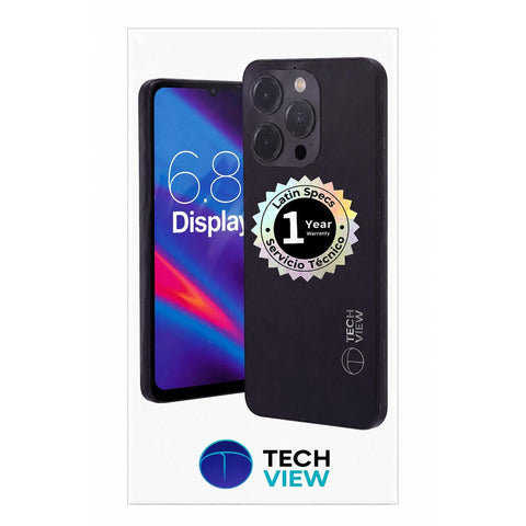 Wholesale-Techview S15 Pro 8/64GB Cell Phone - Black-Cellphone-Electro Vision Inc