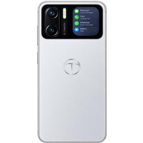 Wholesale-Techview S17 Pro Sub 8/128 Cell Phone w/ Touch Screen Back of Phone - White-Cellphone-Electro Vision Inc