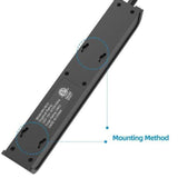 Wholesale-Tiffcofio ABP104 Power Strip 4 Feet with 6 Outlets - 2 Pack-Power Strip-Electro Vision Inc