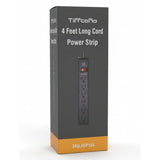 Wholesale-Tiffcofio ABP104 Power Strip 4 Feet with 6 Outlets - 2 Pack-Power Strip-Electro Vision Inc