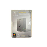 Wholesale-Titan 70612 Surge Tap w/ 6-Outlet, 1080J, Multi Color LED - Black-Power Strip-Electro Vision Inc
