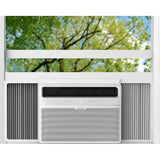 Wholesale-Toshiba 10,000 BTU 115-Volt Smart Wi-Fi Touch Control Window Air Conditioner with Remote in White-Electro Vision Inc
