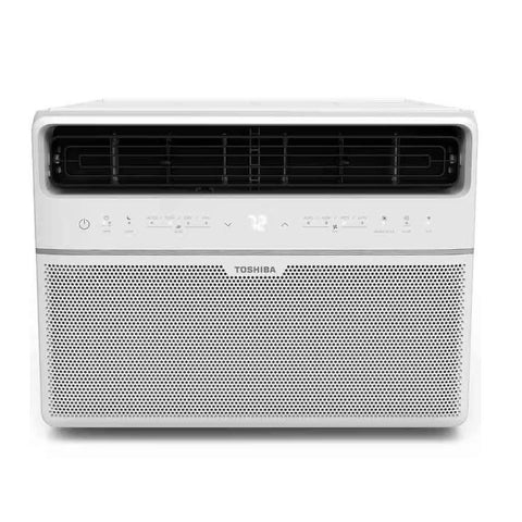 Wholesale-Toshiba 10,000 BTU 115-Volt Smart Wi-Fi Touch Control Window Air Conditioner with Remote in White-Electro Vision Inc