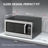 Wholesale-Toshiba MLEM62PSS Microwave Stainless Steel 2.2 CF - CERTIFIED REFURBISHED-Microwave-Electro Vision Inc