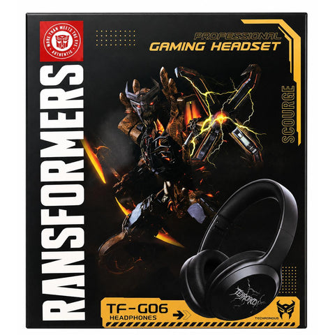 Wholesale-Transformers G06BK Bluetooth Headphones w/Charging Case - Black-Headphone-Electro Vision Inc