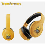 Wholesale-Transformers G06Y Bluetooth Headphones w/Charging Case - Yellow-Headphone-Electro Vision Inc