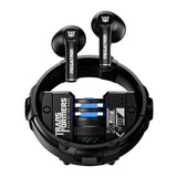 Wholesale-Transformers T23BK Metal Diecast TWS Earbuds - Black-Earbuds-Electro Vision Inc