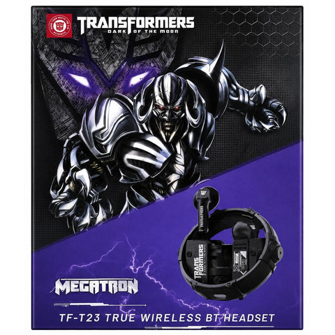Wholesale-Transformers T23BK Metal Diecast TWS Earbuds - Black-Earbuds-Electro Vision Inc