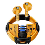 Wholesale-Transformers T23Y Metal Diecast TWS Earbuds - Yellow-Earbuds-Electro Vision Inc