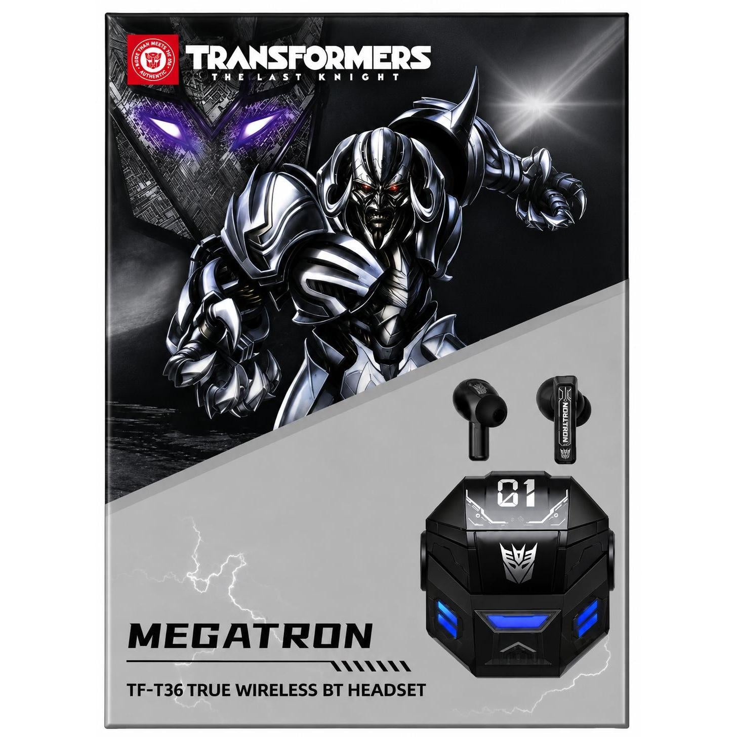 Wholesale-Transformers T36BK G1 Bluetooth Headphones - Black-Headphone-Electro Vision Inc