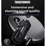 Wholesale-Transformers T51BK Megatron TWS Bluetooth Earbuds - Black-Earbuds-Electro Vision Inc
