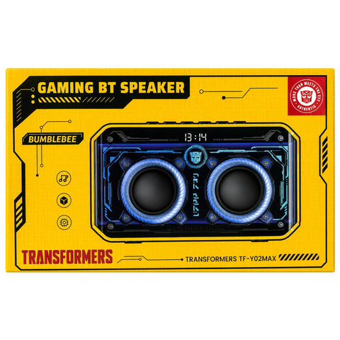 Wholesale-Transformers Y02 Max Boombox Bluetooth Speaker - Yellow-Speaker-Electro Vision Inc