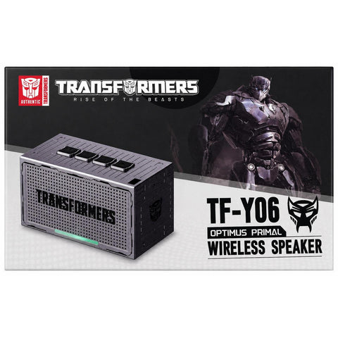 Wholesale-Transformers Y06 Boombox-Style Bluetooth Speaker - Grey-Speaker-Electro Vision Inc