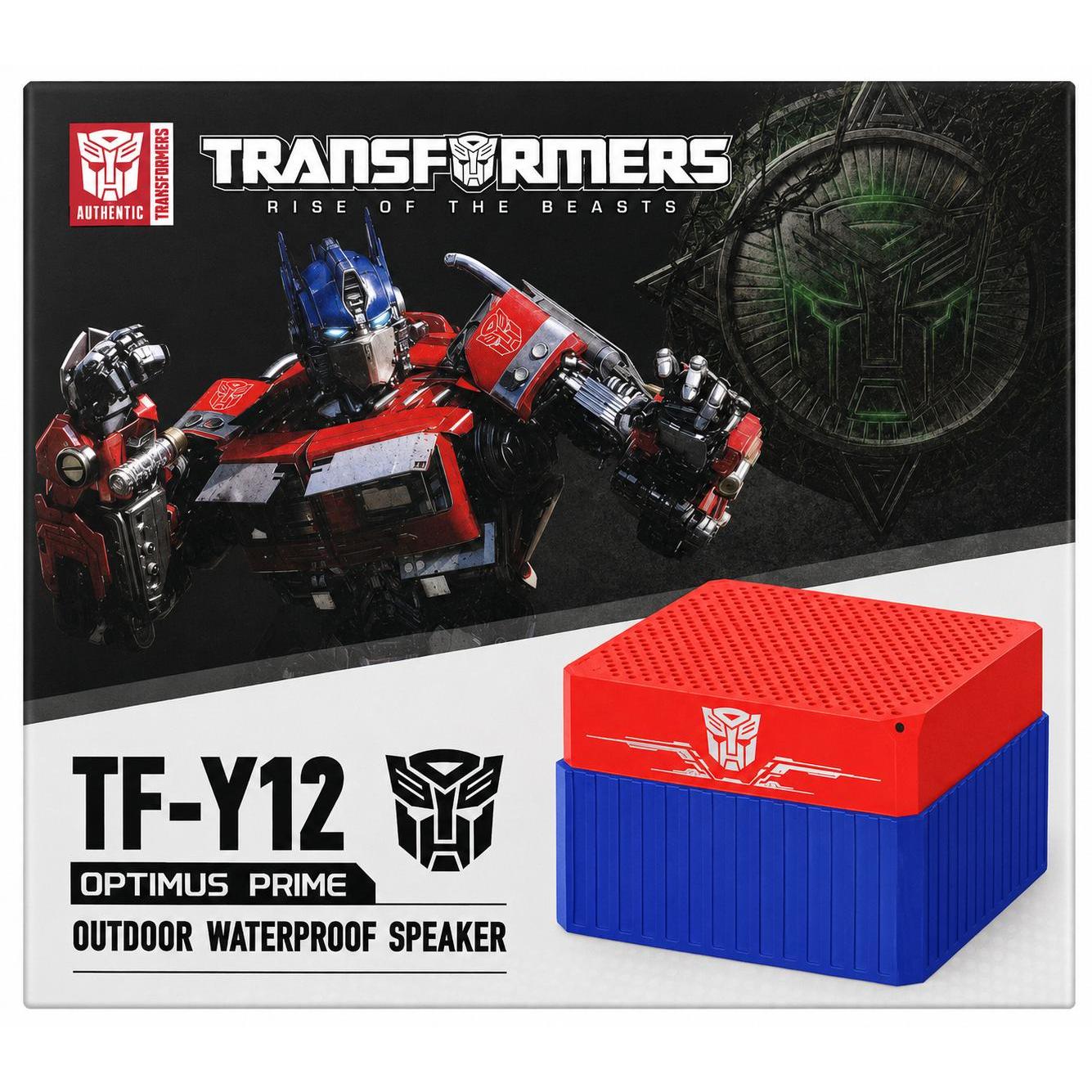 Wholesale-Transformers Y12BL Mini Waterproof Bluetooth Speaker - Blue-Speaker-Electro Vision Inc