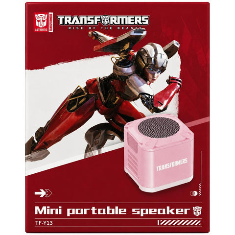 Wholesale-Transformers Y13PK Mini Bluetooth Speaker - Pink-Speaker-Electro Vision Inc