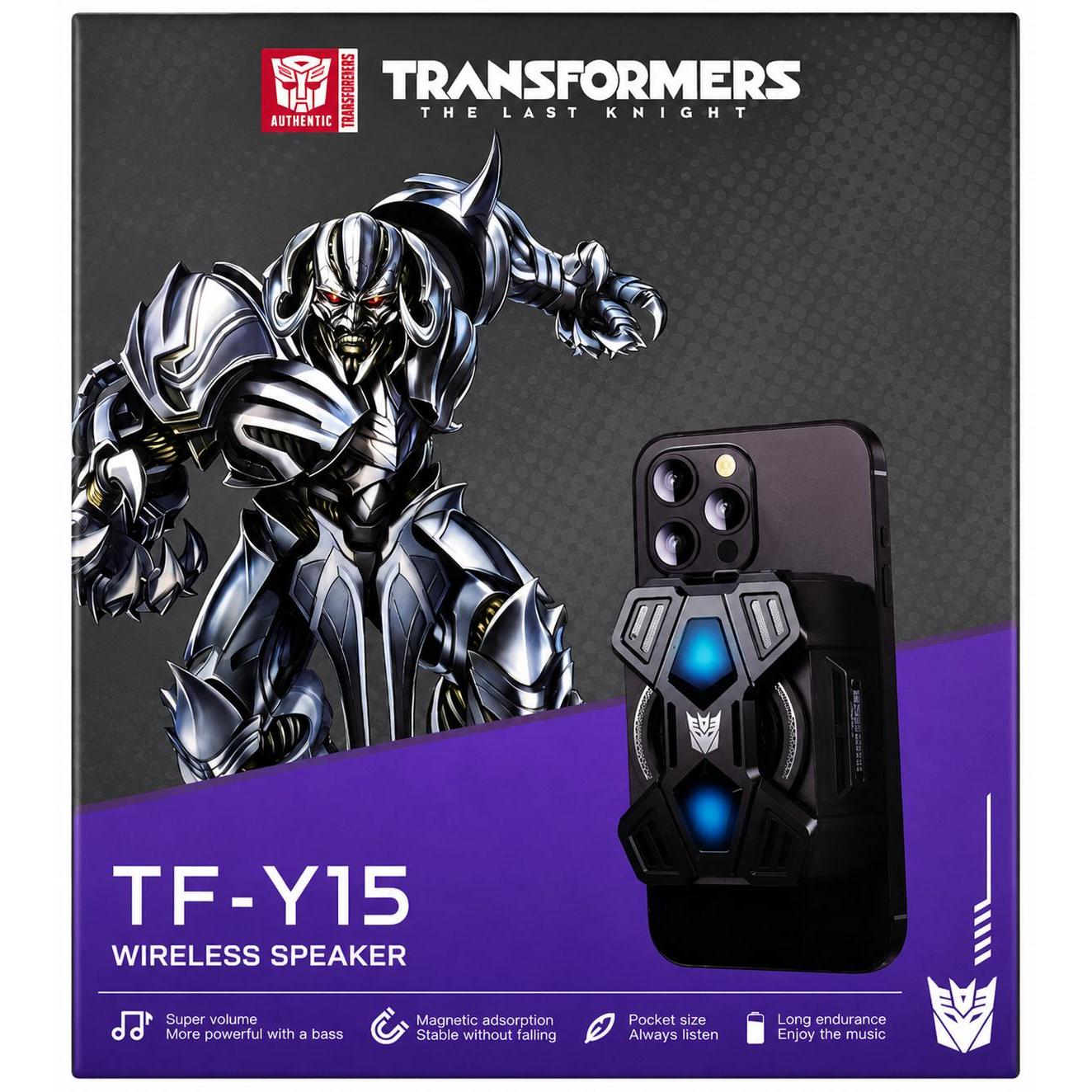 Wholesale-Transformers Y15 Bumblebee Bluetooth Speaker - Black-Speaker-Electro Vision Inc
