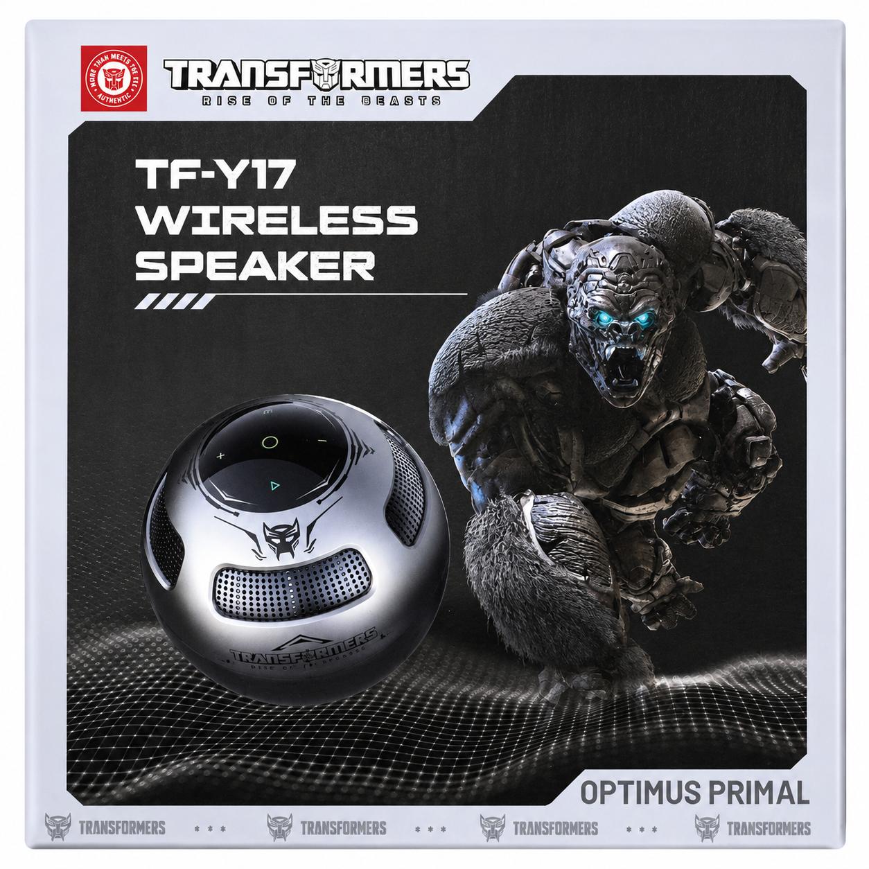 Wholesale-Transformers Y17G Megatron Ball Bluetooth Speaker - Grey-Speaker-Electro Vision Inc