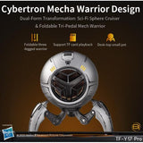 Wholesale-Transformers Y17PROG Pro Robot Bluetooth Speaker w/Tripod Legs - Grey-Speaker-Electro Vision Inc