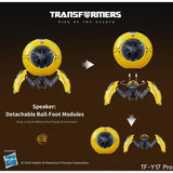 Wholesale-Transformers Y17PROY Pro Robot Bluetooth Speaker w/Tripod Legs - Yellow-Speaker-Electro Vision Inc