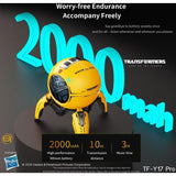 Wholesale-Transformers Y17PROY Pro Robot Bluetooth Speaker w/Tripod Legs - Yellow-Speaker-Electro Vision Inc