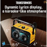 Wholesale-Transformers Y22 Boombox Bluetooth Speaker w/Mic & Clock Display - Yellow-Speaker-Electro Vision Inc