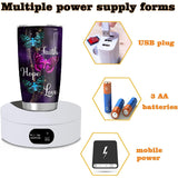 Wholesale-Turntable Display Stand, 4.72inch 360 Degree Motorized Rotating Display Stand for Photography Products-Turntable Display-Electro Vision Inc