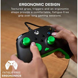 Wholesale-Turtle Beach 2003-55 Rematch Core Wired Gaming Controller - Black/Green-Game Controllers-Electro Vision Inc