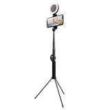 Wholesale-Tzumi 7329 - Halo Stick Pro 5" Ring Light with Extendable 5.5' Tripod-Ring Light-Electro Vision Inc
