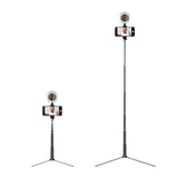 Wholesale-Tzumi ON AIR Halo Stick Pro 5" Ring Light with Extendable 5.5' Tripod-Ring Light-Electro Vision Inc