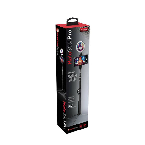 Wholesale-Tzumi ON AIR Halo Stick Pro 5" Ring Light with Extendable 5.5' Tripod-Ring Light-Electro Vision Inc