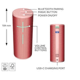 Wholesale-UE 002004 Boom 4 Bluetooth Speaker - Raspberry Red-Speaker-Electro Vision Inc