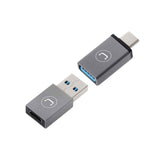 Wholesale-Unno AD4301GY Adapters OTG USB-A & USB-C-USB Adapter-Electro Vision Inc