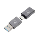 Wholesale-Unno AD4301GY Adapters OTG USB-A & USB-C-USB Adapter-Electro Vision Inc