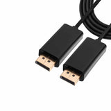 Wholesale-Unno CB4060BK Cable DisplayPort to DisplayPort 1.8m/ 6ft-Audio Cable-Electro Vision Inc