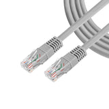 Wholesale-Unno CB4301GY Cable Cat6 Ethernet Patch Cord 1ft (3 pack)-Ethernet Cable-Electro Vision Inc