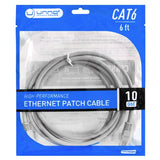 Wholesale-Unno CB4306GY Cable Cat6 Ethernet Patch Cord 6FT-Ethernet Cable-Electro Vision Inc
