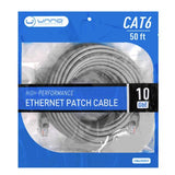 Wholesale-Unno CB4350GY Cable Cat6 Ethernet Patch Cord 50 FT-Ethernet Cable-Electro Vision Inc