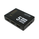 Wholesale-Unno HB1203BK Switch HDMI 5 Ports-HDMI Adapter-Electro Vision Inc