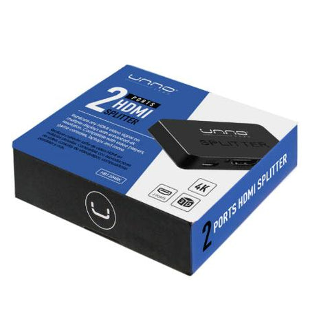 Wholesale-Unno HB1204BK Switch HDMI 2 Ports-HDMI Splitters & Switches-Electro Vision Inc