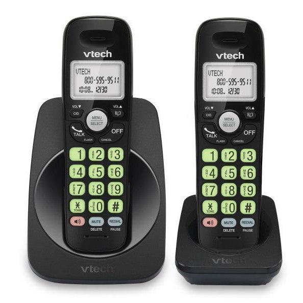 Wholesale-VTech VG131-21 Cordless Phone 2-Handsets with DECT 6.0 VG131-21 (Black)-Cordless Phone-Electro Vision Inc
