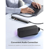 Wholesale-VaVa DK004 USB-C Docking Station (Thunderbolt 3) with Dual HDM 12-in-1-Electro Vision Inc