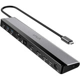Wholesale-VaVa DK004 USB-C Docking Station (Thunderbolt 3) with Dual HDM 12-in-1-Electro Vision Inc