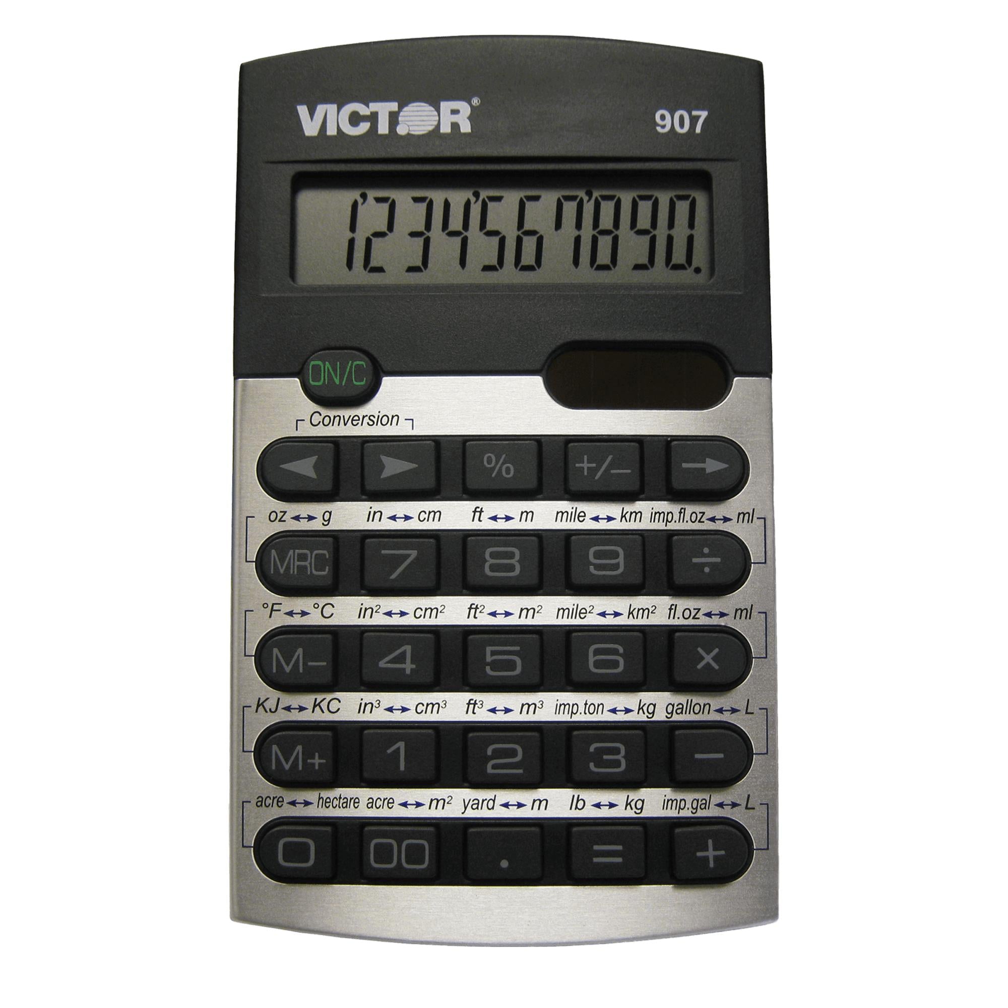 Wholesale-Victor 907 Metric Conversion 10-Digit-Conversion Calculator-Electro Vision Inc