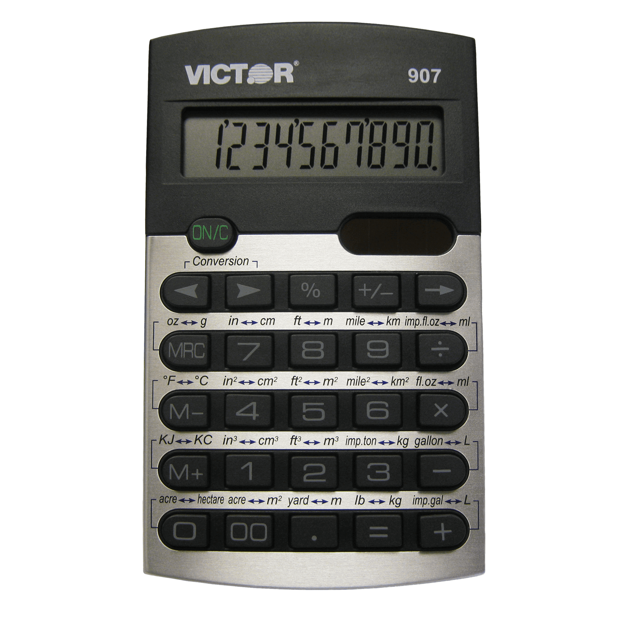 Wholesale-Victor 907 Metric Conversion 10-Digit-Conversion Calculator-Electro Vision Inc