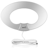 Wholesale-ViewTV VT9067YE Flat Oval Amplified Antenna 70 Mile Range, HDT-Electro Vision Inc