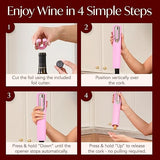 Wholesale-Vin Fresco WineOpener Rechargeable Electric Wine Bottle Opener-Electro Vision Inc