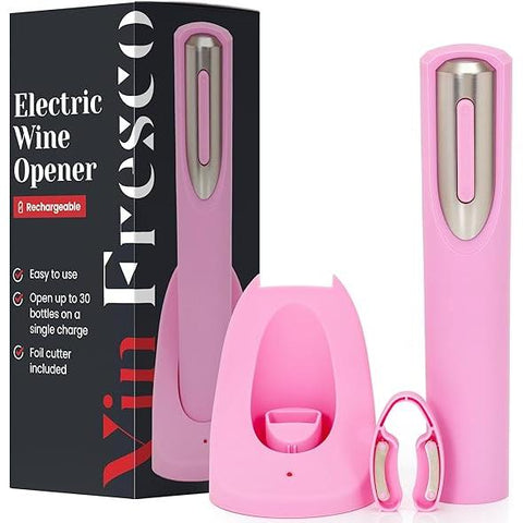 Wholesale-Vin Fresco WineOpener Rechargeable Electric Wine Bottle Opener-Electro Vision Inc