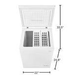 Wholesale-Vissani HMCF5W5 Defrost Chest Freezer 5.0 Cu. Ft.-Chest Freezer-Electro Vision Inc